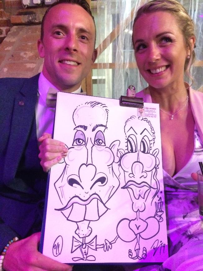 caricature fun also ideal for exhibition stands 