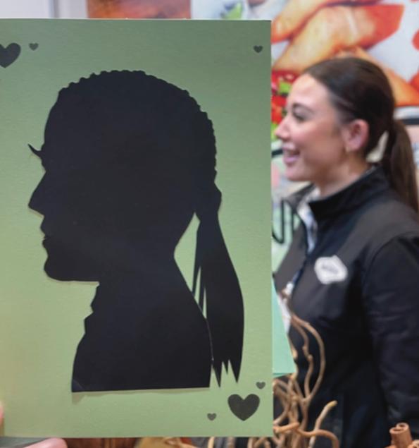 hand cut silhouettes at Dunston Hall Norfolk 