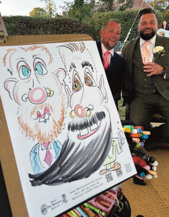 more subtle portrait caricatures Norwich