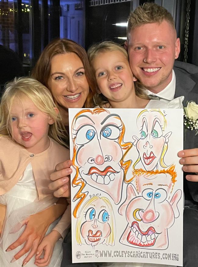 Amusing drawings, keep your guests laughing