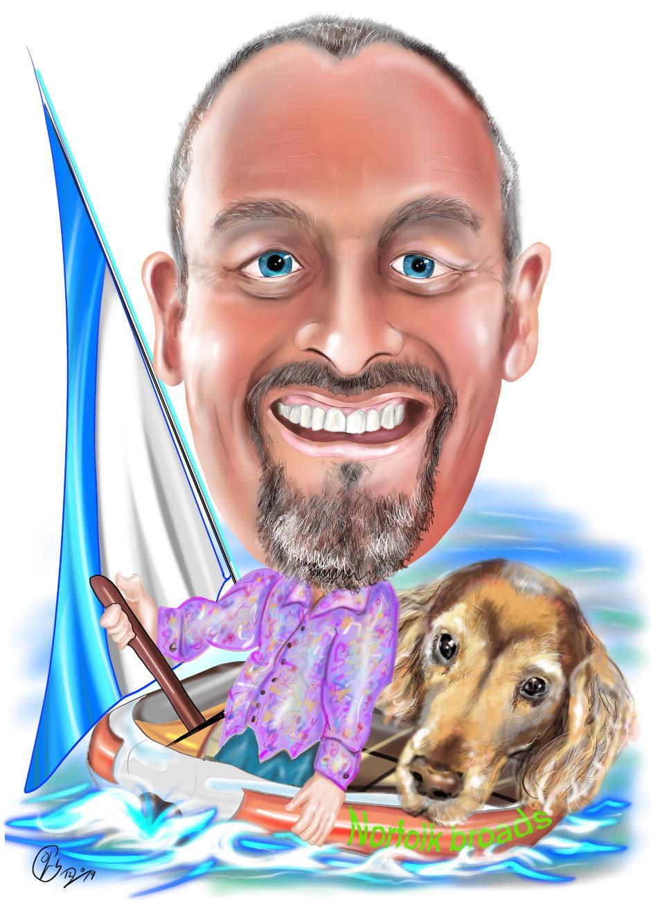 Digital drawing can be framed and have any kind of hobby or pastime added 