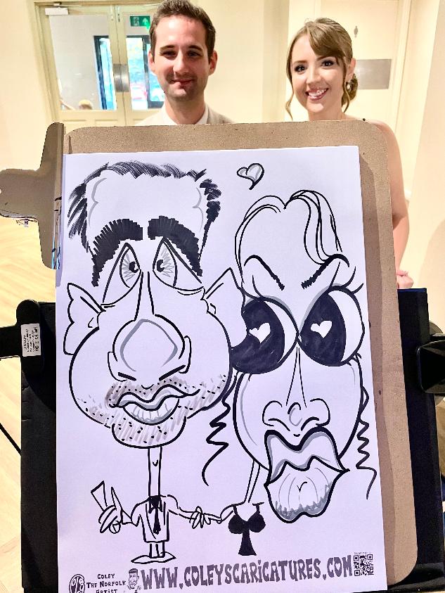 Amusing drawings, keep your guests laughing