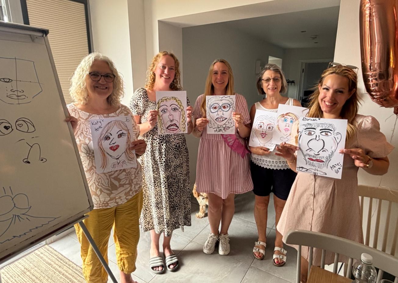 Corporate event drink and draw parties and team building 